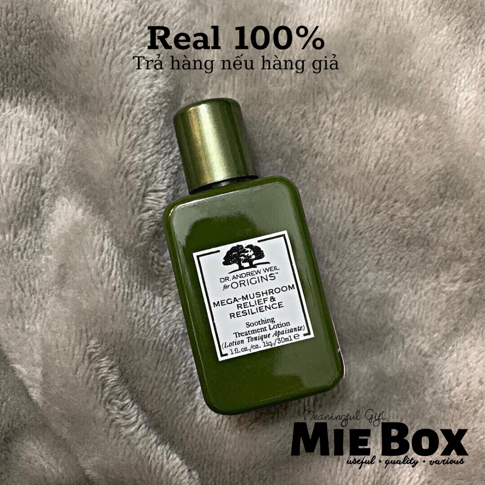 Toner Origins Lotion Nấm Linh Hồi Phục Da - DrAndrew Weil Mega Mushroom Relief & Resilience Bỏ Túi Mini 30ml