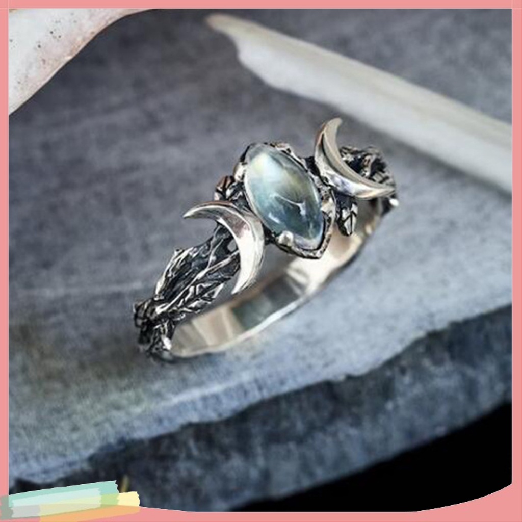 Nhẫn bằng hợp kim màu bạc phong cách cổ điển thời trang cho nữ