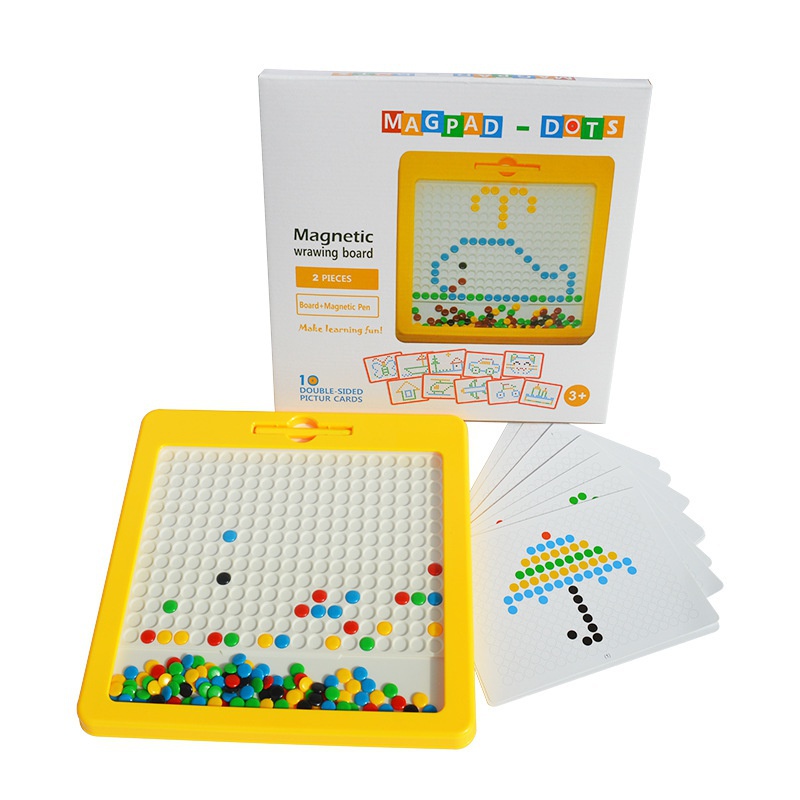 Đồ chơi bảng vẽ xếp hình hạt đậu nam châm từ tính X KIDS tăng khả năng tư duy trí tuệ
