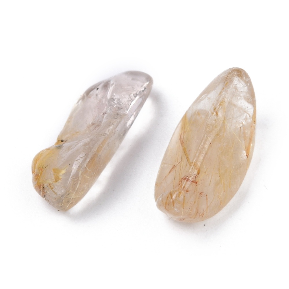 Set 227 Hạt Xỏ Lỗ Bằng Vàng Tự Nhiên 4~14x4~7x2~5mm Khoảng 227 Cái / 50g