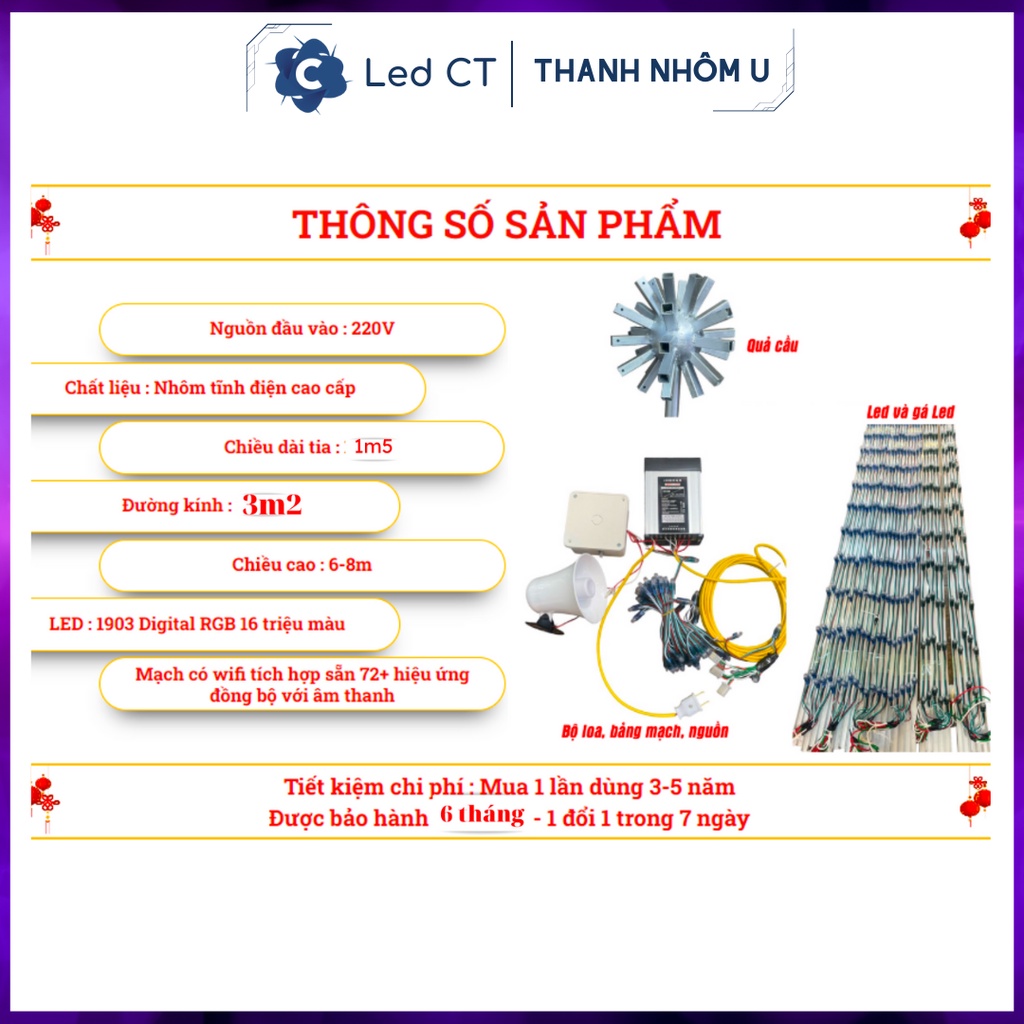 Đèn led pháo hoa,combo20- 25- 30 tia led pháo hoa làm sẵn về chỉ việc cắm vào cột là chơi