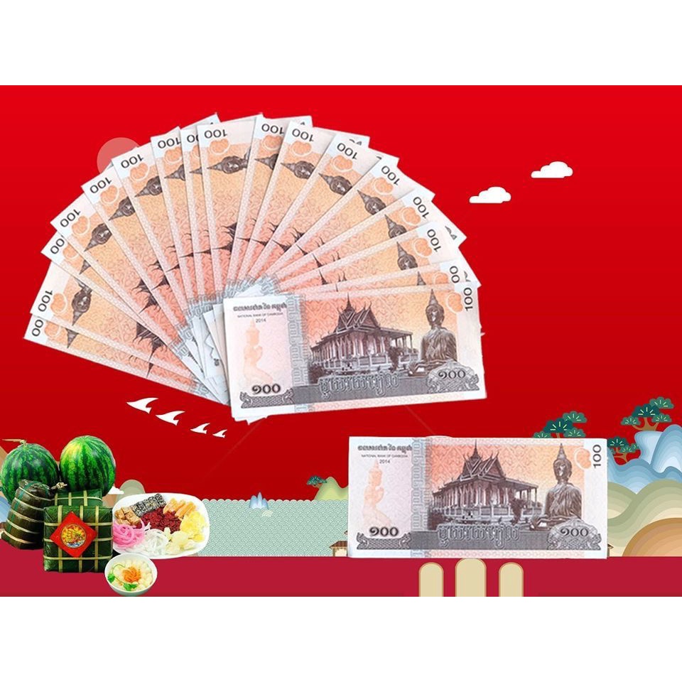 COMBO 10 Tờ Đồng phật Campuchia bình an kỷ niệm may mắn, lì xì tết cực rẻ