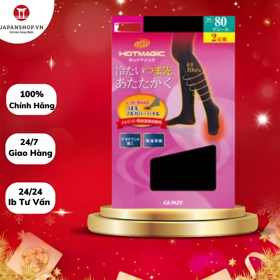 Set 2 Quần Tất Giữ Nhiệt Siêu Ấm Sabrina Hot Magic 1080 Nội Địa Nhật