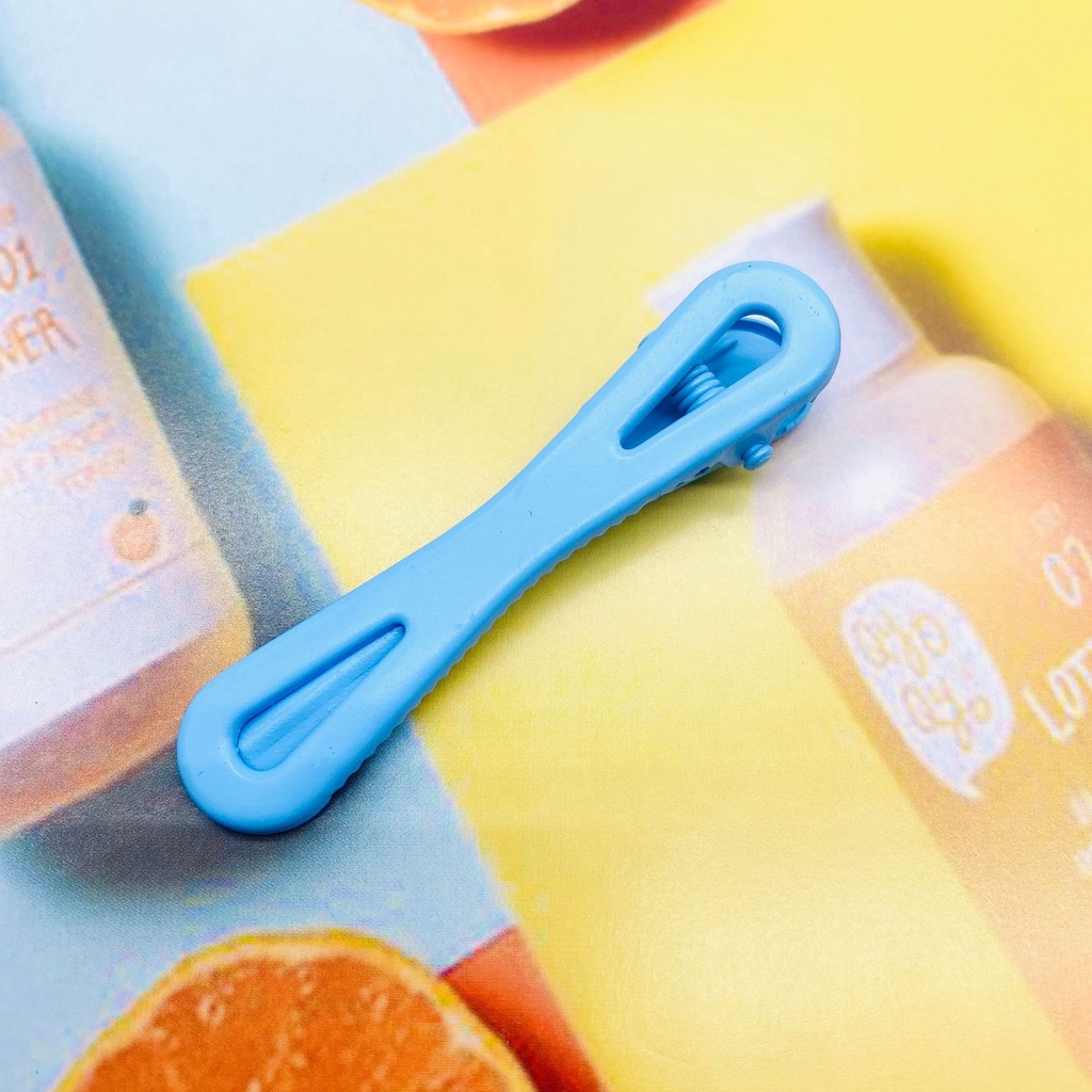 Kẹp tóc mái hình số 8 bằng sắt trơn nhiều màu đơn giản giá rẻ KEP07