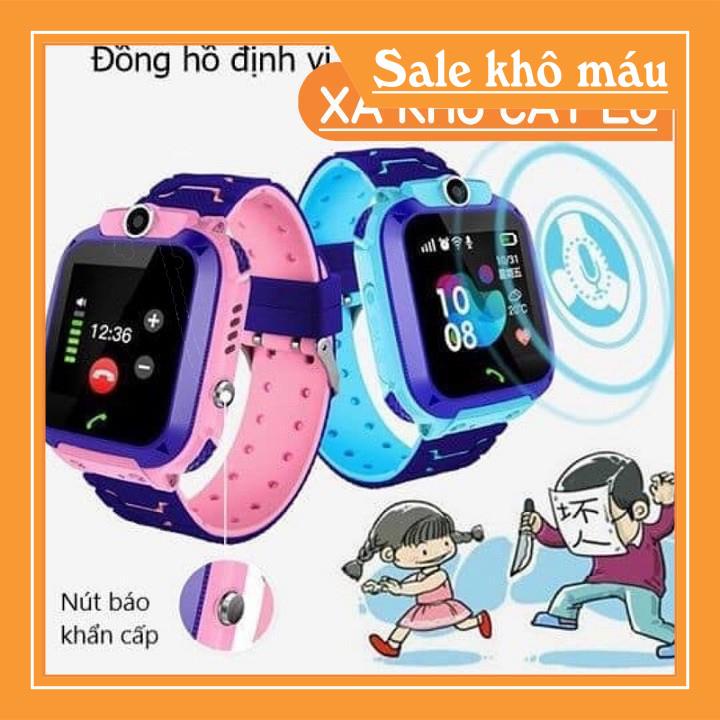 Đồng Hồ Định Vị Trẻ Em Q12 Chống Nước - Thông Minh - An Toàn Cho Bé