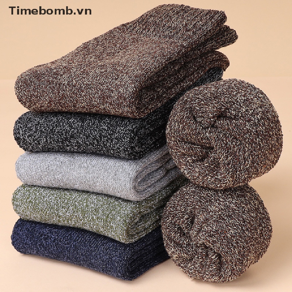 Vớ Cotton Dày Dặn Giữ Ấm Thoáng Khí Cho Nam