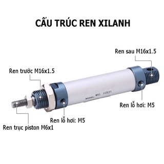 Xi lanh tròn khí nén Mal16