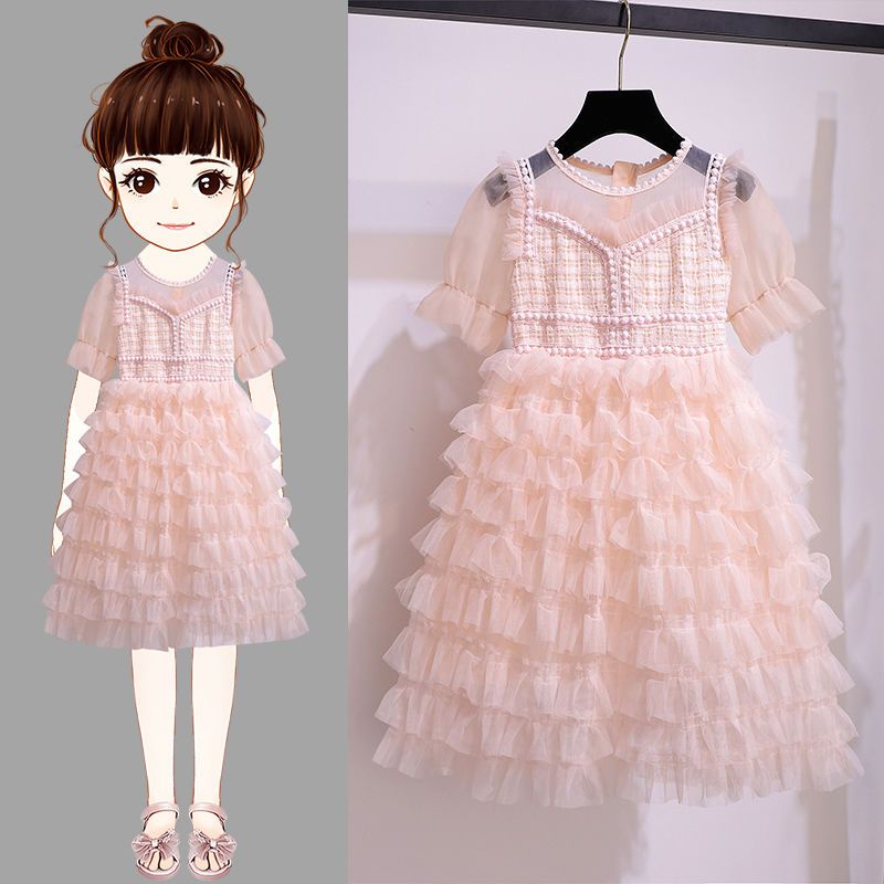 Đầm Công Chúa Xếp Tầng Thời Trang Mùa Hè Xinh Xắn Cho Bé Gái