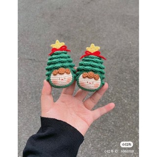 Móc khoá cây thông noel len handmade