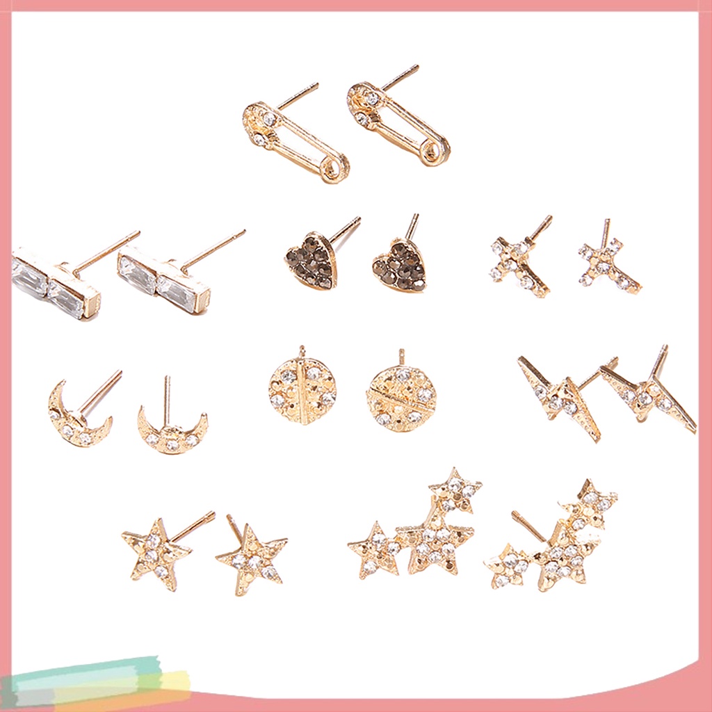 9 Đôi Bông Tai Thời Trang Nữ Tính