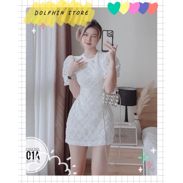BIGSIZE Đầm trắng bigsize