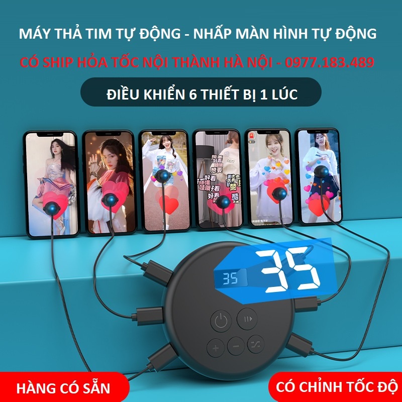 Máy TAP, thả tim tiktok tự động