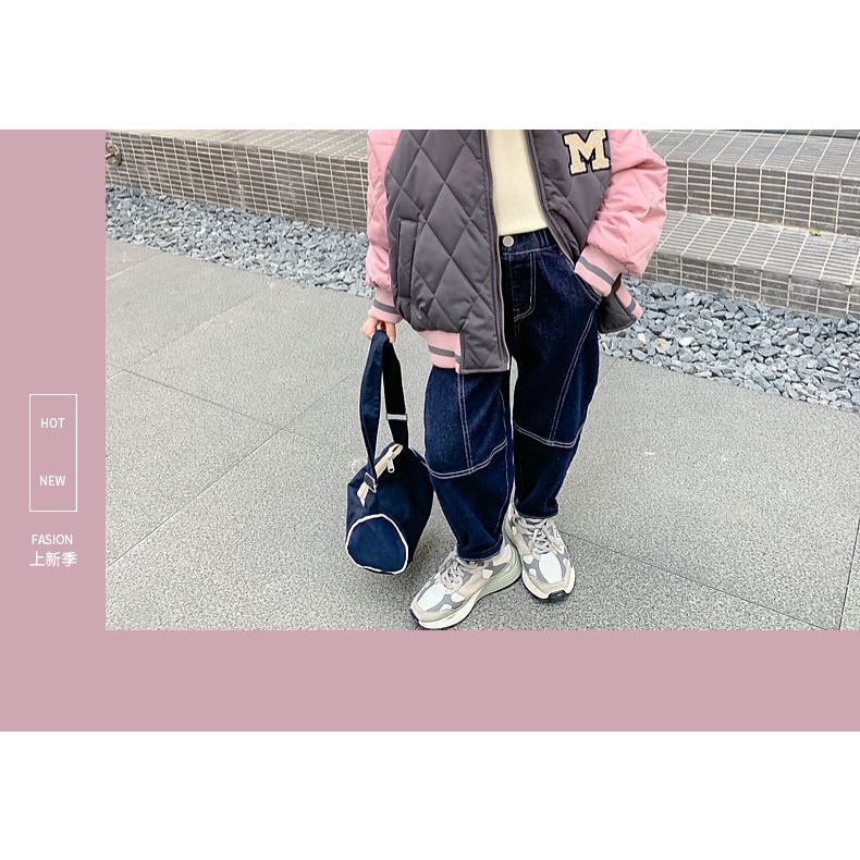 Áo Khoác Bóng Chày Phong Cách Thời Trang Thu Đông 2023 Mới Cho Bé Gái