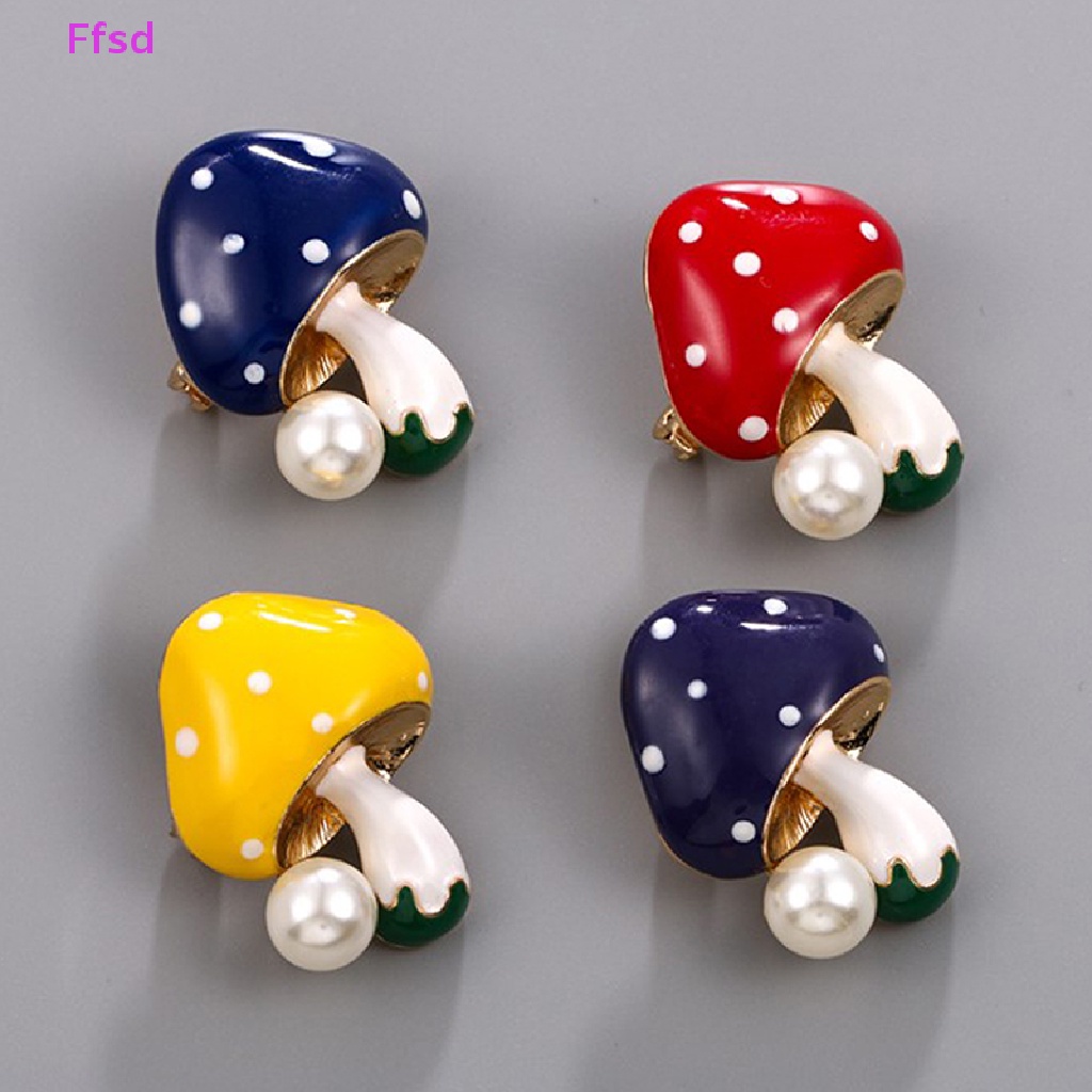 {Ffsd} Ghim Cài Áo Hoạt Hình Cây Nấm Tráng Men Tùy Chỉnh Vui Nhộn Dễ Thương * Bán Chạy