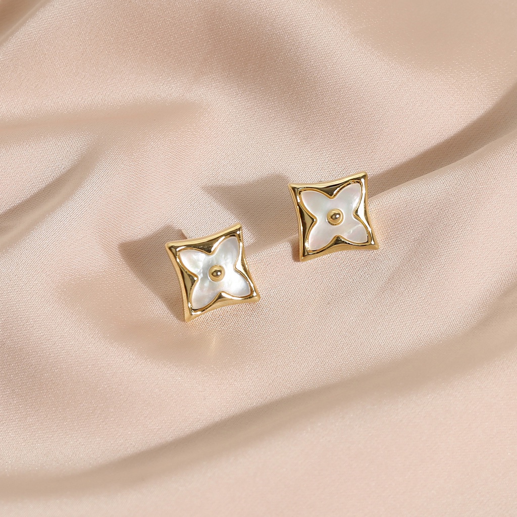 Bông Tai Hình Vỏ Sò Thời Trang Cao Cấp Dành Cho Nữ