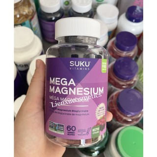Bổ sung magie suku mega magnesium 60 viên; hsd 2026