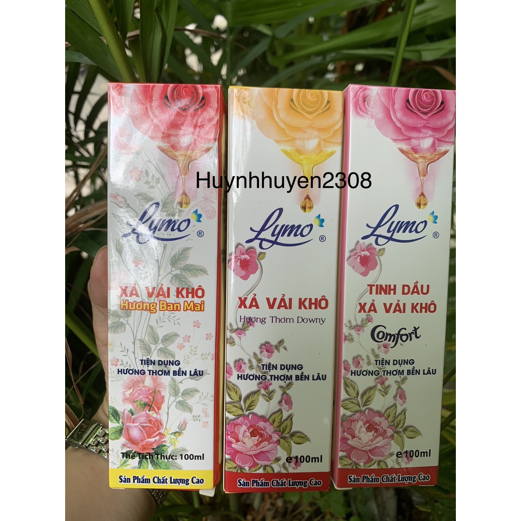 Tinh dầu thơm xả vải khô LYMO_100ml.