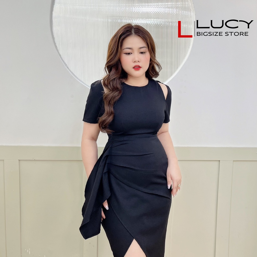 Váy đầm bigsize nữ dự tiệc đi chơi ly eo LUCY 50 - 90 kg