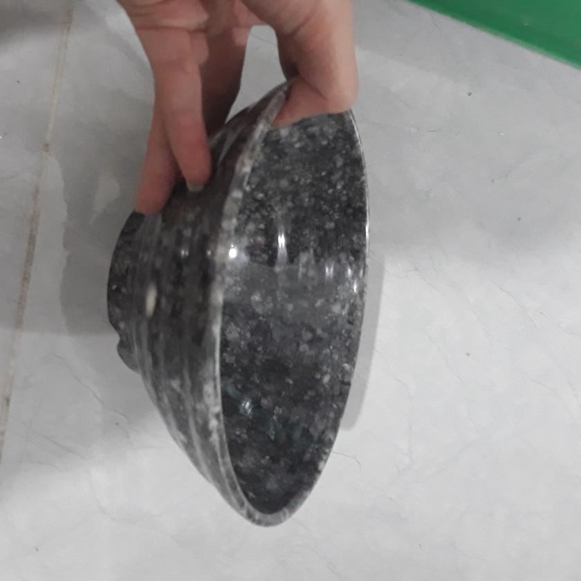 Tô nhựa Melamine Nhuthaco Màu Nhám Xám vân đá size 18 + size 20