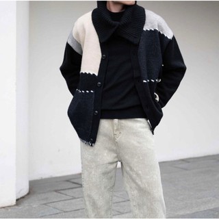 Áo cardigan họa tiết Selected OCT S052 Mono Patchwork