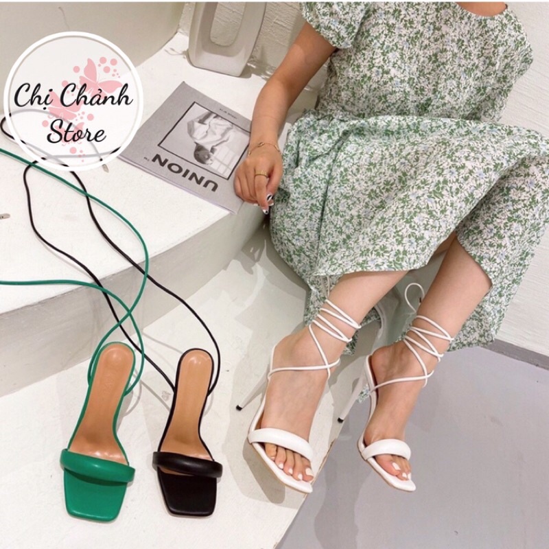 Giày cao gót quai phồng 9p pass thanh lý