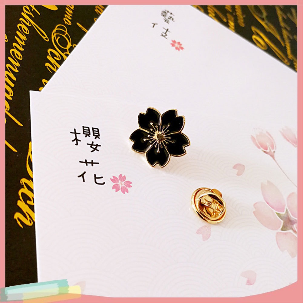 Trâm cài áo hình bông hoa bằng kim loại phong cách thời trang