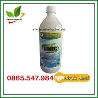 Chế phẩm vi sinh gốc EMIC. Tưới tiêu cho nông nghiệp, xử lý rác thải, nước thải, ủ phân. Chai 1 lít