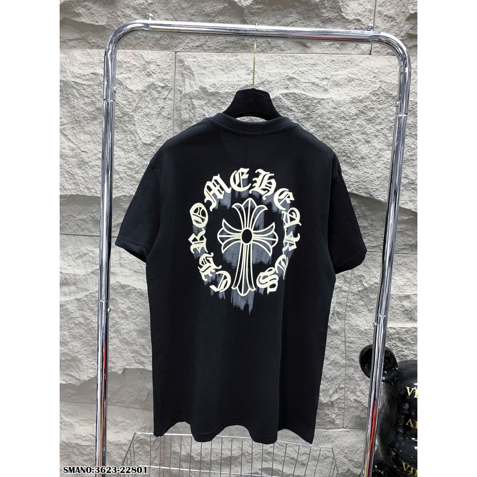 Áo Phông Nam In Chữ Thập Loang Vải Mát Mịn Phối Đồ Cực Đẹp