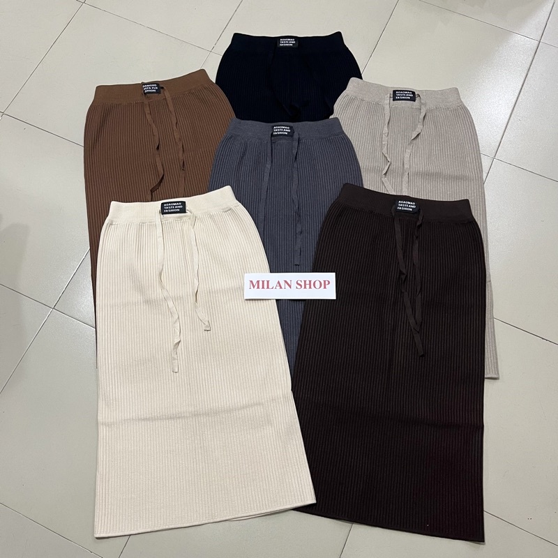 Chân váy len dệt tăm các kiểu hot hit hàng loại 1