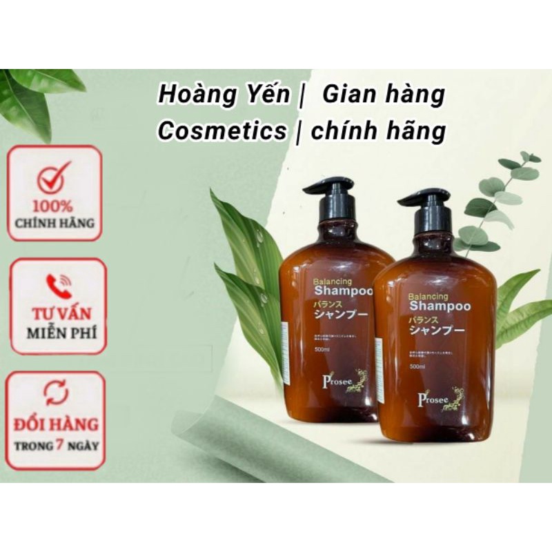CẶP DẦU GỘI ĐẦU PROSEE BALANCING AS13 MẪU MỚI RA MẮT 500ml ×2