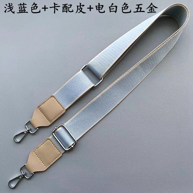 Dây Đeo Vai / Đeo Chéo Bản Rộng 3.8cm Bằng Vải Bạt Dày Màu Trơn Có Thể Điều Chỉnh