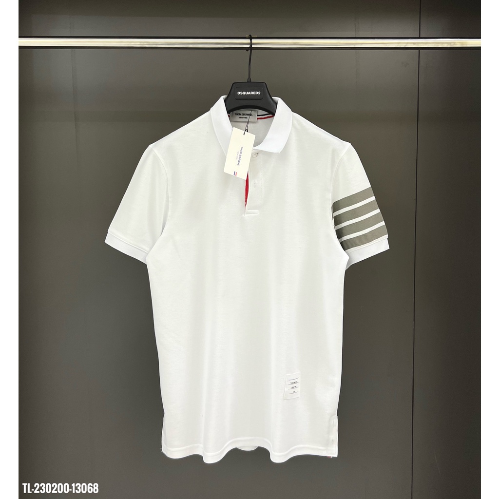 🔥Hot🔥Áo polo Thom Brownw Classic sọc tay hot trend Nam nữ New 2023