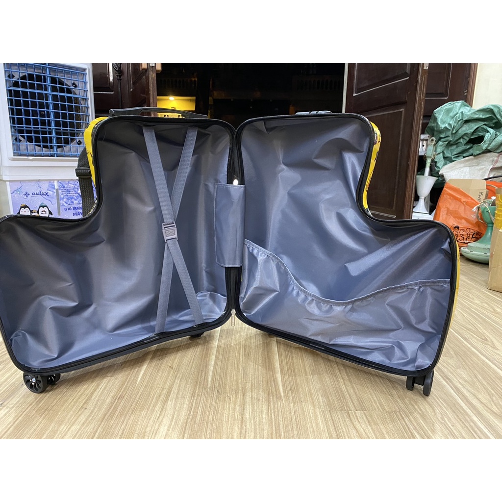 Vali kéo vịt vàng YELLOW DUCK  cho bé trai, gái,CÓ THỂ NGỒI LÊN KHI DI CHUYỂN-hàng có sẵn size 20 inch