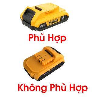 Đèn led E27 dùng pin Dewalt 20v (Đế chuyển pin dùng cho bóng đèn E27 DC)