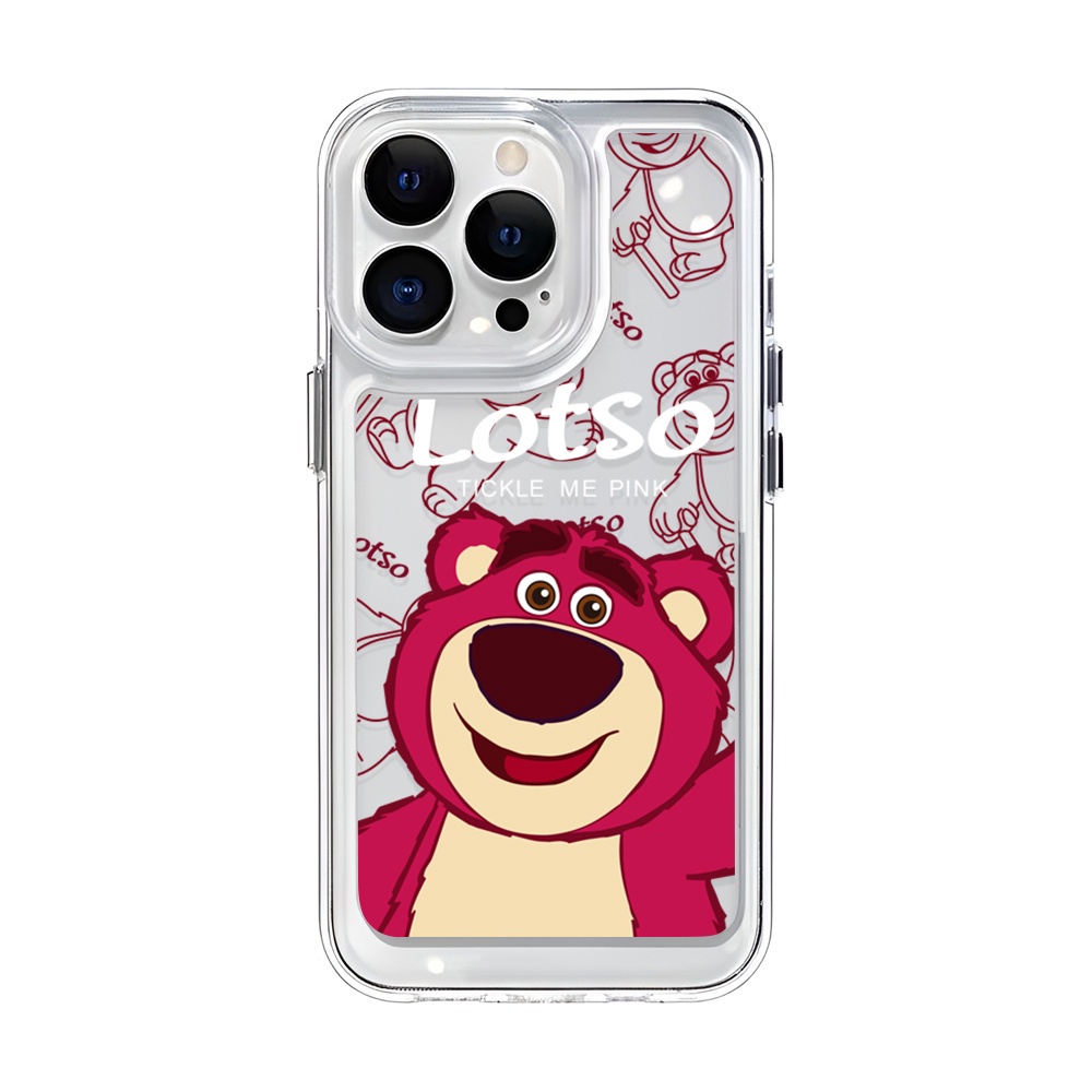 Ốp Điện Thoại TPU Silicon Mềm Trong Suốt Hình Gấu Cho IPhone 14 13 12 11 Pro Max Mini 7 8 XS X XR 6 6S Plus SE 2020