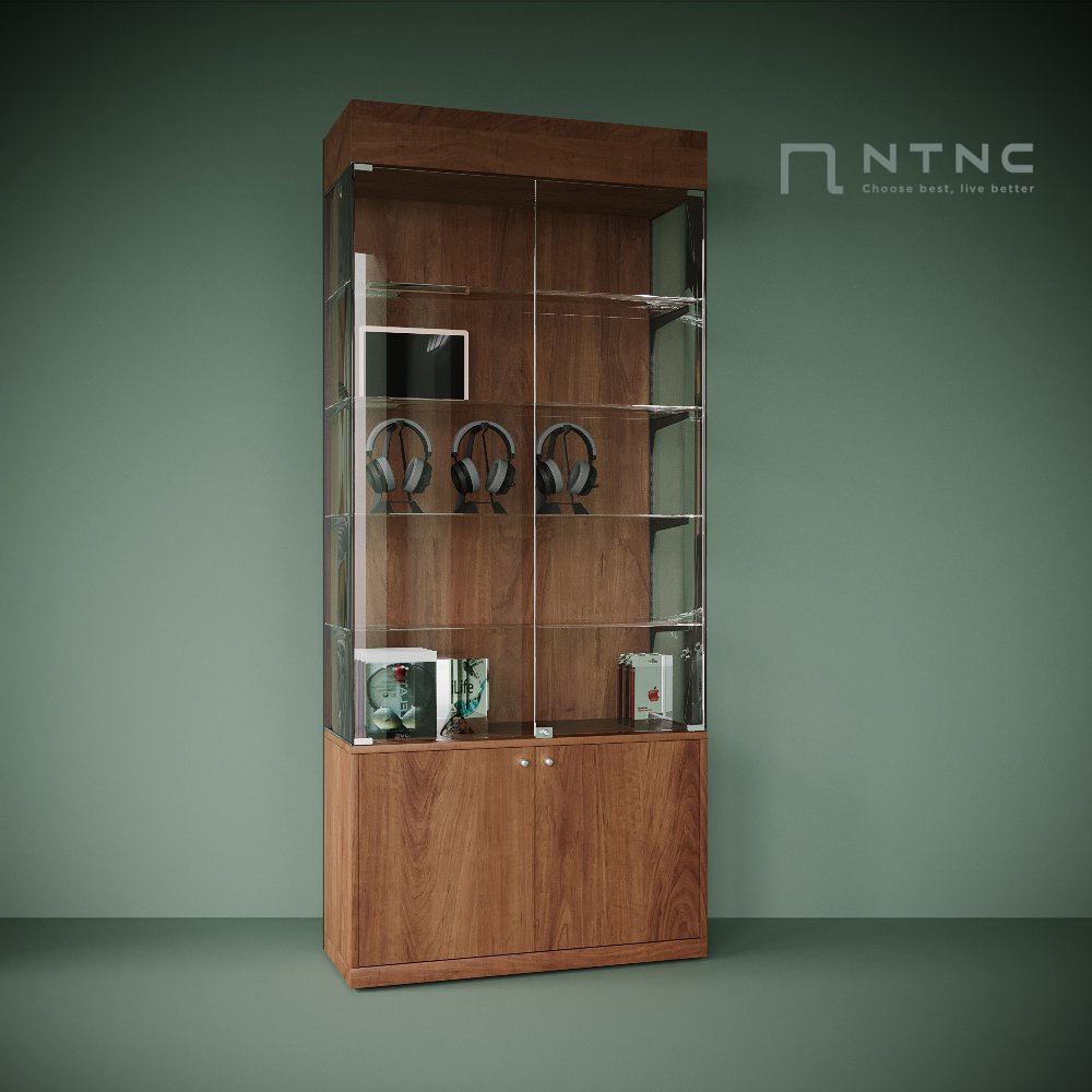 Tủ kính trưng bày - kính cường lực 5mm NTNC