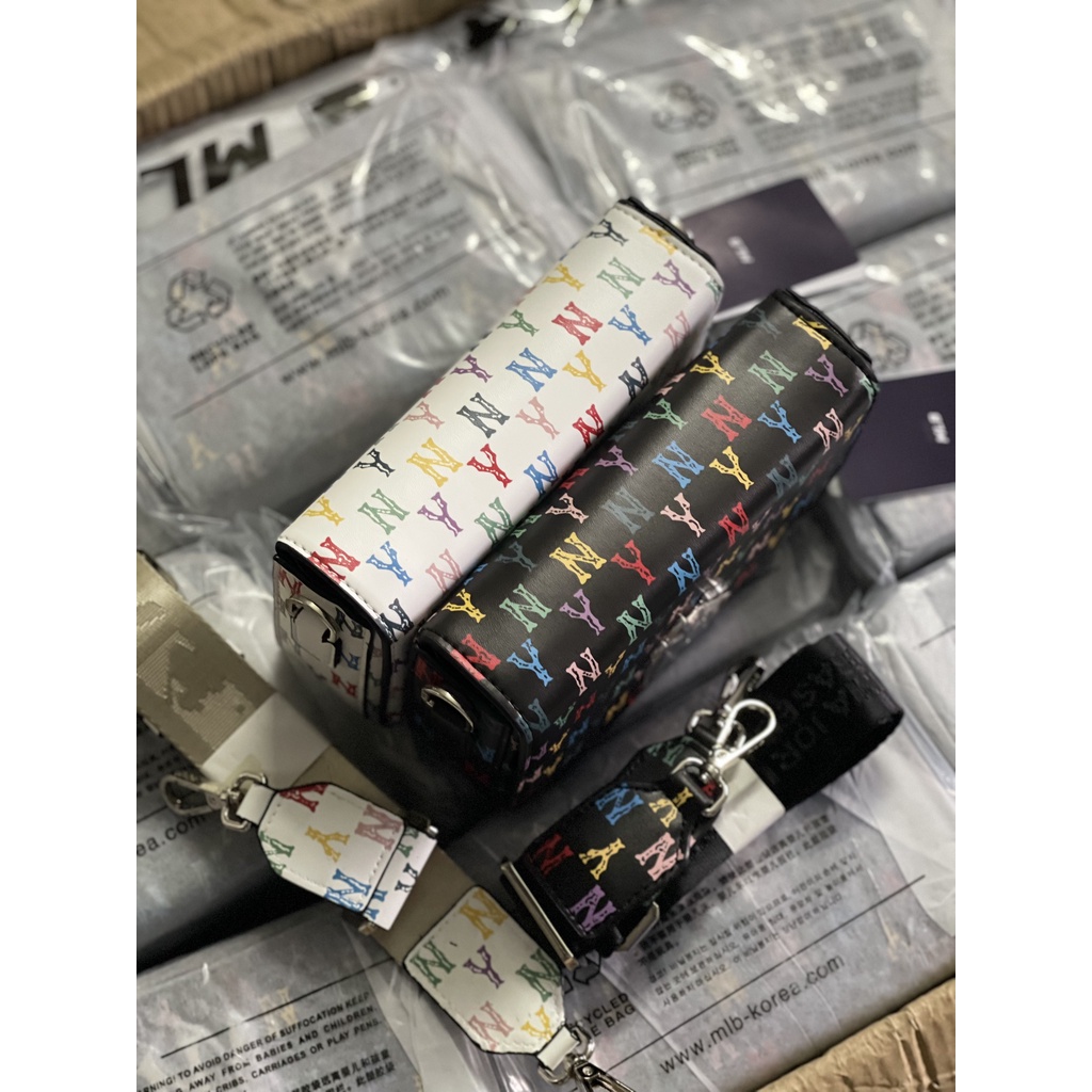 Túi Mlb Monogram Rainbow Hoodie Bag New York Yankees Nam Nữ Unisex