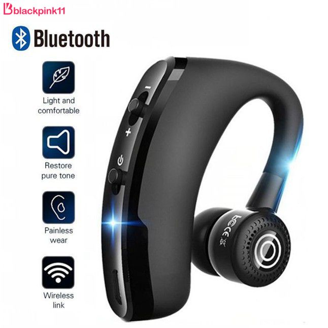Tai Nghe Bluetooth V9 Tai Nghe Không Dây Âm Trầm 8d Tai Nghe Thể Thao Doanh Nhân Đơn 5.0 Có Mic Blackpink11