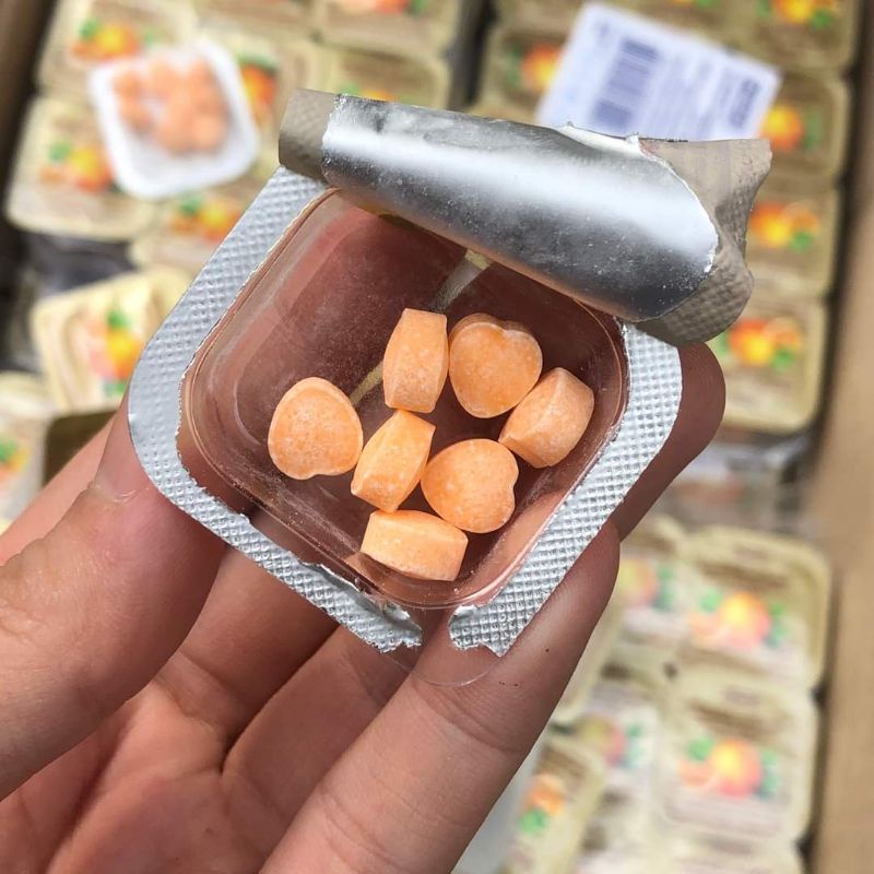 Kẹo cam Vitamin C Thái Lan