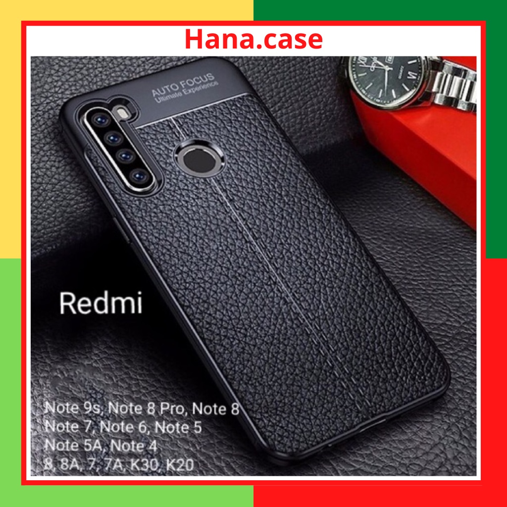 Ốp Lưng Dẻo Da Đen Xiaomi Redmi Note 9s - 8 Pro - 8 - 7 - 6/6 Pro - 5/5 Pro - 4,Redmi 8 - 8A - 7 - 7A - K30 - K20
