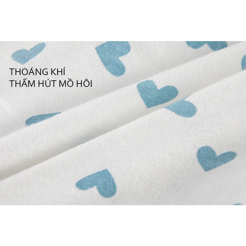 Quần lót nữ chất liệu cotton cao cấp họa tiết trái tim thấm mồ hôi 347