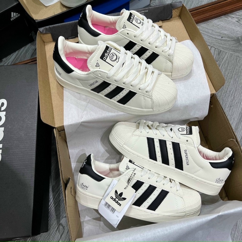 GIẦY THỂ THAO SUPERSTAR SÒ XO BẢN MỚI NAM NỮ, HÀNG CAO CẤP