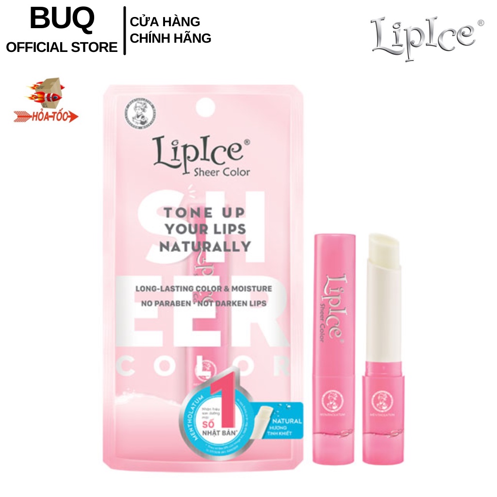 Son dưỡng hiệu chỉnh sắc môi màu tự nhiên Lipice Sheer Color 2.4g