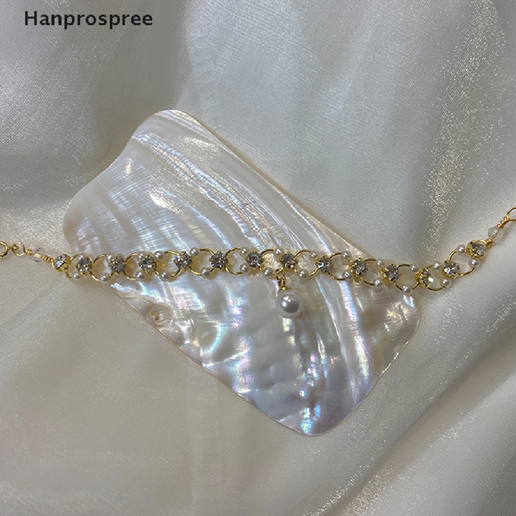Hanprospree > Bộ Vòng Tay Chuỗi Hạt Ngọc Trai Lãng Mạn Thời Trang Hàn Quốc Mới 2022 Cho Nữ