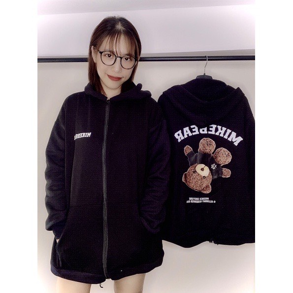 💖FREE SHIP💖Áo Hoodie Gấu Mike bear nỉ bông dày mịn, mũ 2 lớp, có túi, áo nỉ nam nữ dáng unisex - Uyên Linh Store | BigBuy360 - bigbuy360.vn