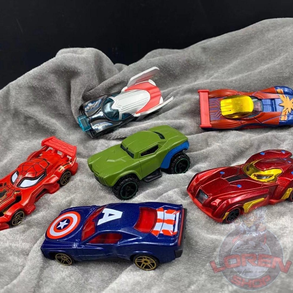 Mô hình ô tô Marvel Avenger tỷ lệ 1:64, xe hơi đồ chơi kim loại siêu anh hùng - Lorenshop
