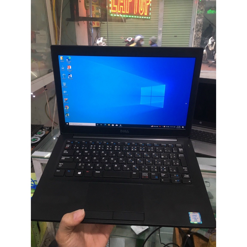 Laptop mini dell 7280 core i5 core i7 ram 8G màn 12.5 inch mỏng nhẹ bền đẹp.