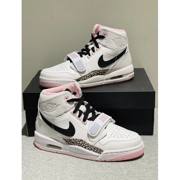 Giày Air Jordan Legacy 312 GS White Black Pink Foam