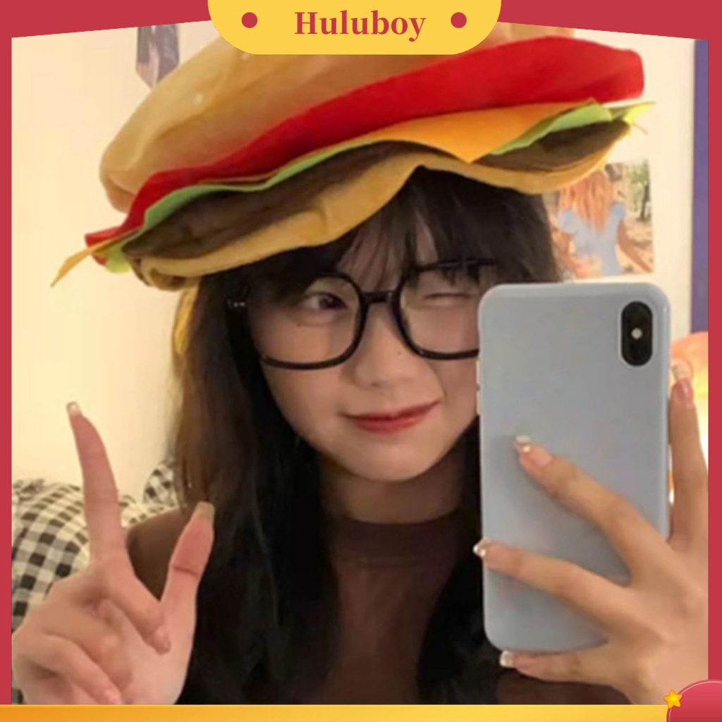 Mũ Hamburger Thức Ăn Nhanh Vui Nhộn Dành Cho Nam Và Nữ