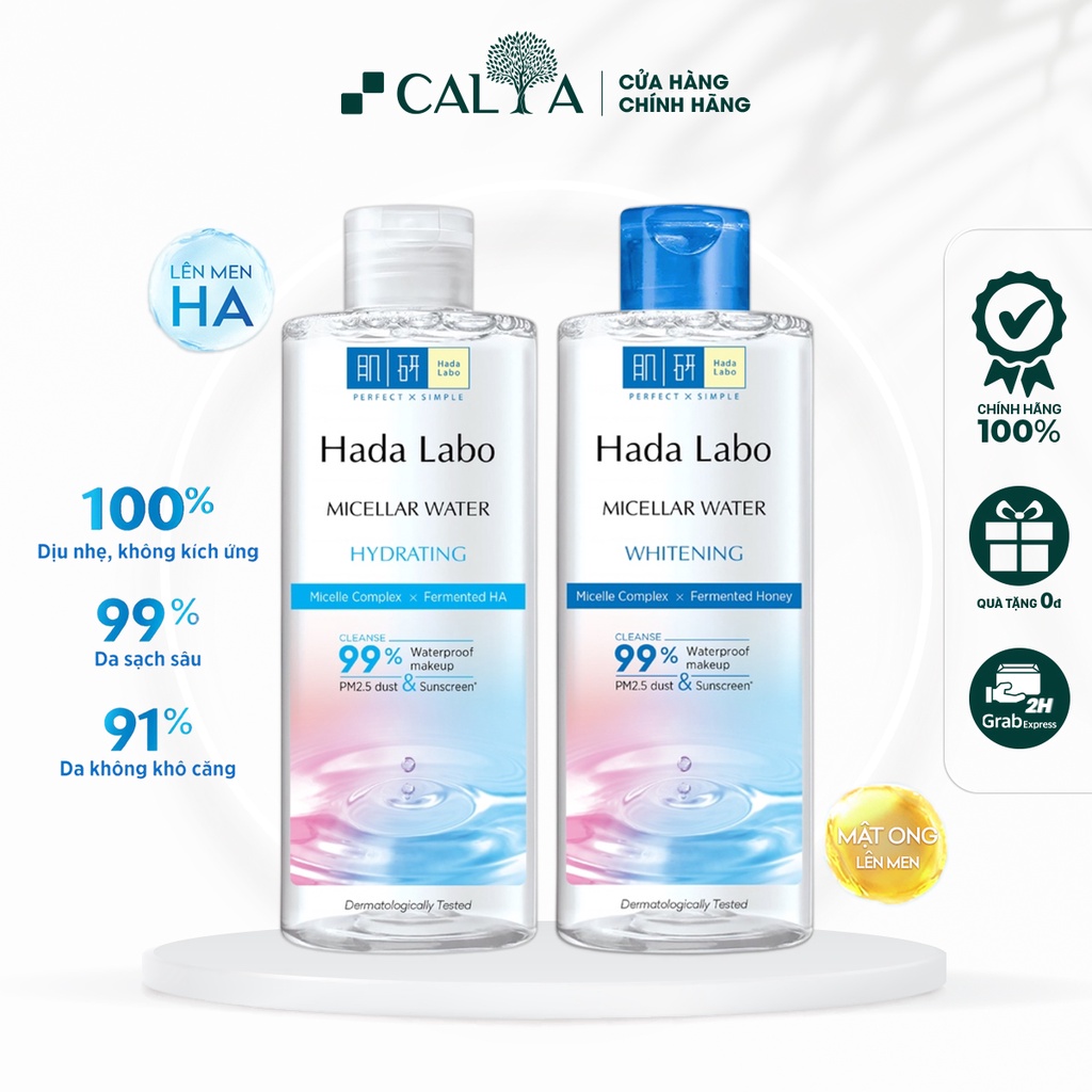 Nước Tẩy Trang Hada Labo Làm Sạch Sâu, Dưỡng Trắng, Cấp Ẩm Cho Da - Hada Labo Micellar Water 240ml